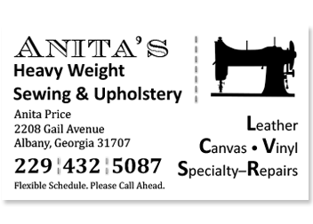 Anita's Heavy Weight Sewing & Upholstery