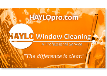 HAYLO Window Cleaning Business Card