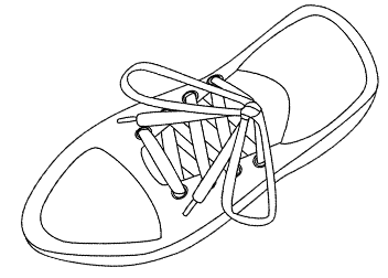 Tennis Shoe Illustration
            